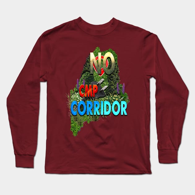 Maine NO CMP Corridor Long Sleeve T-Shirt by Ratherkool